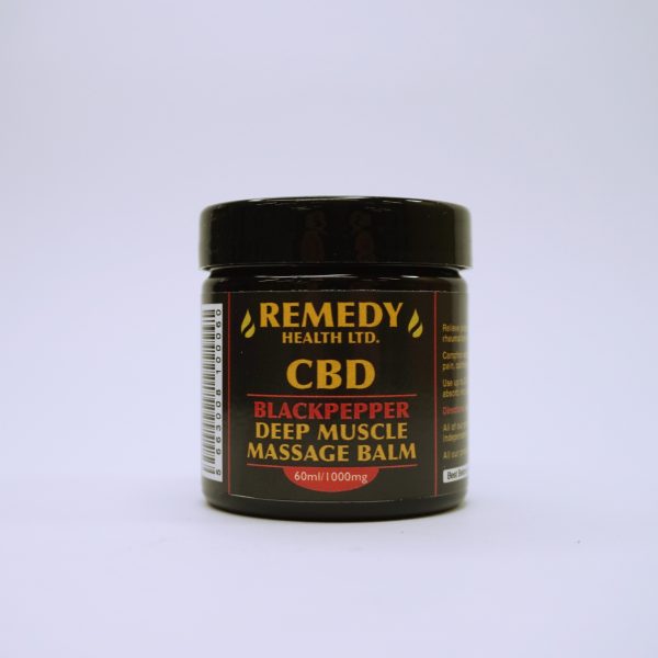 Remedy Health Black Pepper CBD Muscle Balm